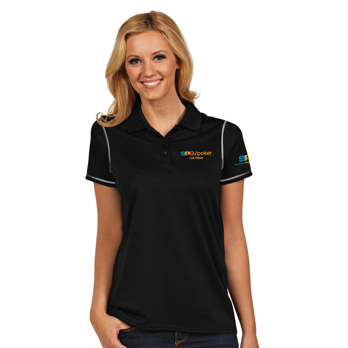 "SPG" Ladies Icon Polo - Suited Poker Gear